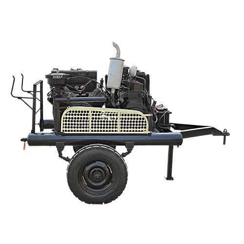 Air Compressor with Engine