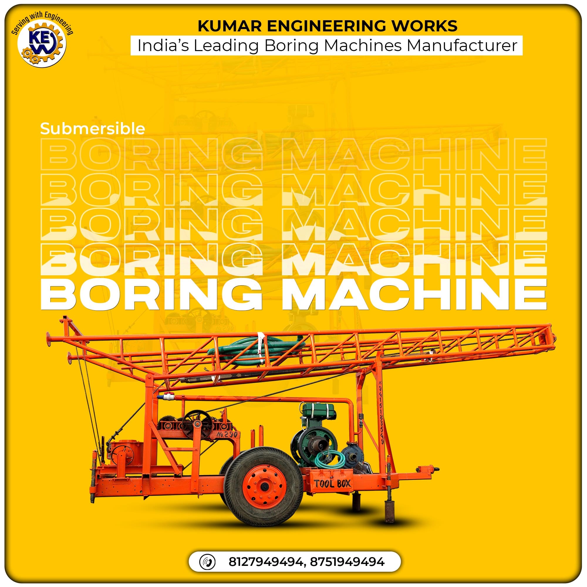 Borewell Machine (Mechanical)